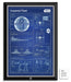 Star Wars - Imperial Fleet Death Star Blueprint - Museum Canvas ™ Special Edition