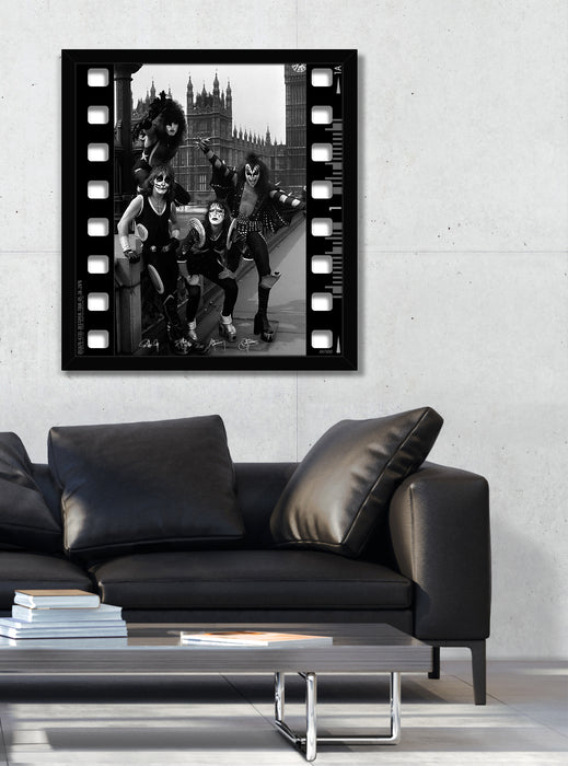 KISS Photo - 3D Film Strip Museum Frame - Facsimile Signed Limited Edition Shadowbox