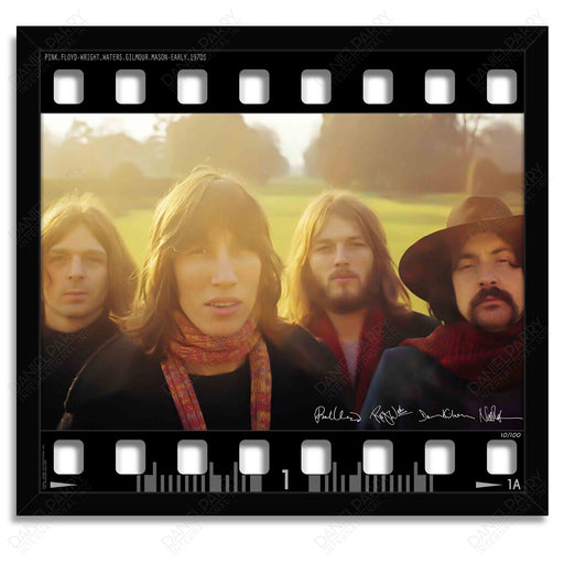 Pink Floyd Photo - 3D Film Strip Museum Frame - Facsimile Signed Limited Edition Shadowbox