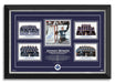 Johnny Bower Signed Autographed Toronto Maple Leafs 4 Stanley Cups - Archival Etched Glass ™ Museum Frame