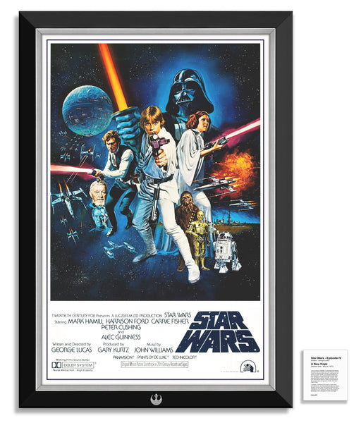Star Wars Episode IV - A New Hope Movie Poster - Museum Canvas ™ Special Edition