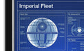 Star Wars - Imperial Fleet Death Star Blueprint - Museum Canvas ™ Special Edition