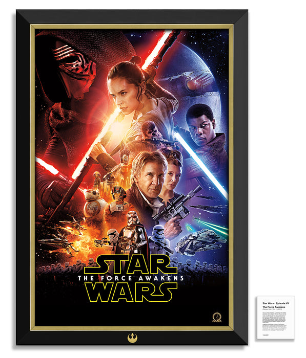 Star Wars Episode VII - The Force Awakens Movie Poster - Museum Canvas ™ Special Edition