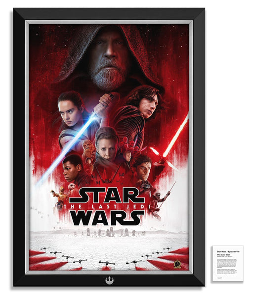 Star Wars Episode VIII - The Last Jedi Movie Poster - Museum Canvas ™ Special Edition