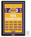 Los Angeles Lakers 2020 NBA 17X Champion Special Edition Museum Canvas™